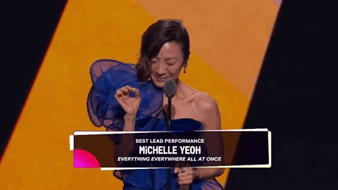 Everything Everywhere All At Once Michelle Yeoh Best Lead Performance GIF