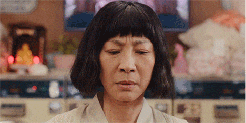 Everything Everywhere All At Once Michelle Yeoh Finger Sausage GIF