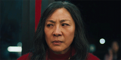 Everything Everywhere All At Once Michelle Yeoh Yelling GIF
