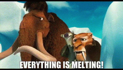 Everything Is Melting Ice Age GIF