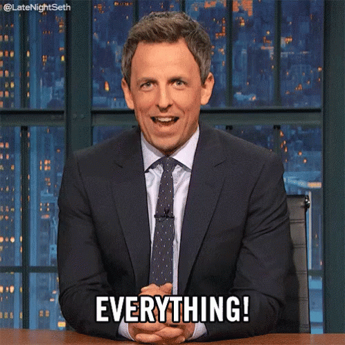 Everything Seth Myers Host GIF