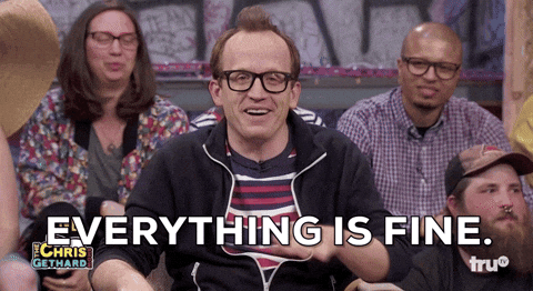 Everythings Fine Chris Gethard GIF