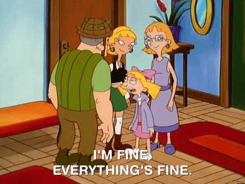 Everythings Fine Hey Arnold Helga G Pataki GIF