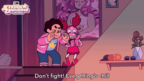 Everythings Fine Steven And Spinel Steven Universe GIF