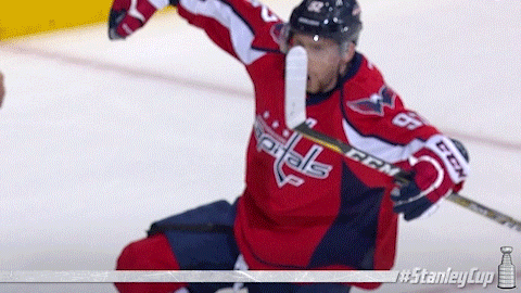 Evgeny Kuznetsov Excited To Fly Like Bird GIF