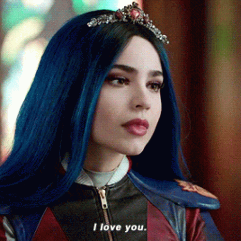 Evie Descendants 3 I Love You GIF