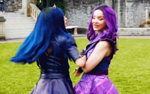 Evie Descendants Mal Bff Friendship GIF