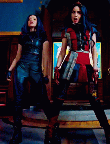 Evie Descendants Mal Dance Number GIF