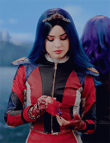 Evie Descendants Pretty Sad Reaction GIF