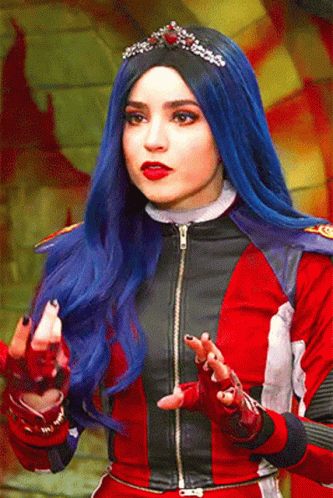 Evie Descendants Sofia Carson Singing GIF