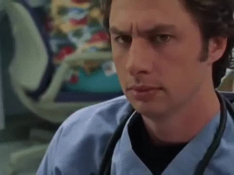 Evil Eye Stare Janitor Scrubs GIF