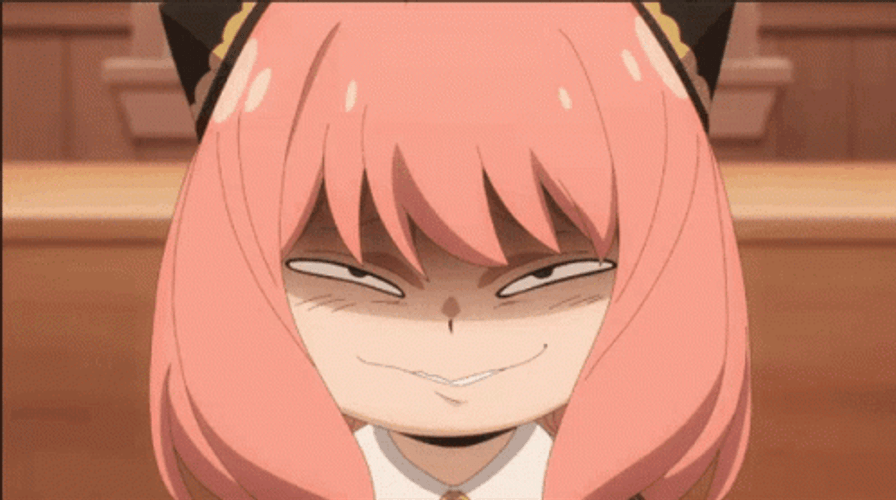 Evil Grin Anya Forger GIF