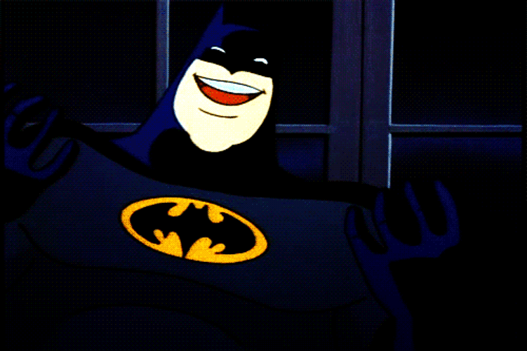 Evil Laugh Batman Dark Cartoon GIF 