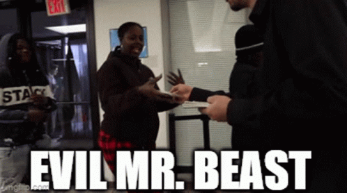 Evil Mr Beast Meme GIF