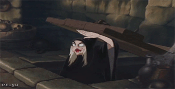 Evil Witch Mental Breakdown Laugh GIF