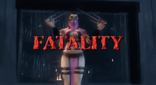 Evolution Of Mileena Fatality Outfit GIF