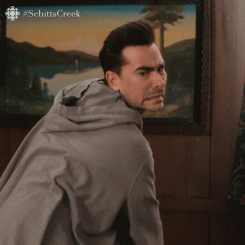 Ew David Rose Disgusted Wearing Hoodie GIF