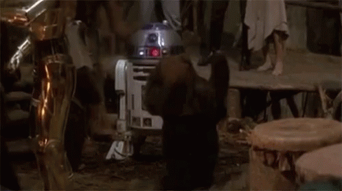 Ewok Just Feeling The Music GIF