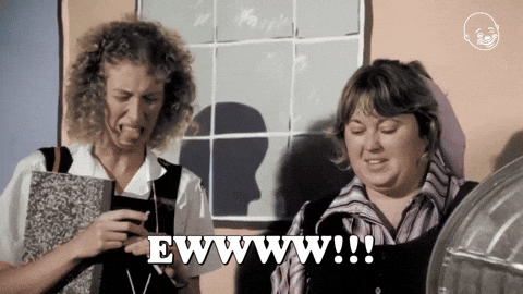 Ewwww Disgusted Couple Crumpled Face GIF