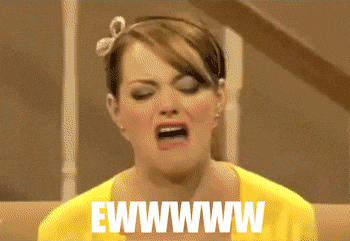 Ewwww Emma Stone Disgusted Reaction GIF