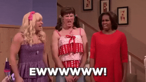 Ewwww Jimmy Fallon Michelle Obama GIF