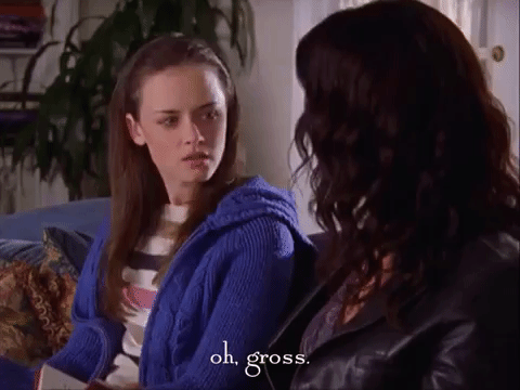 Ewwww Ok Gross Gilmore Girls GIF