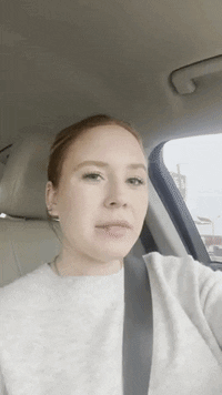Ewwww Sassy Lady Driving Disgusted Reaction GIF