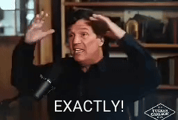 Exactly Tucker Carlson GIF