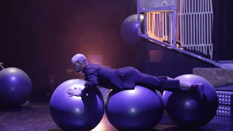 Exceptional Circus Ball Stunt GIF