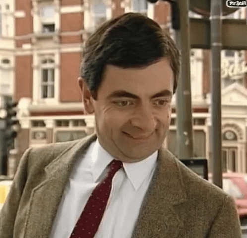 Excited Anticipation Mr Bean Rowan Atkinson GIF