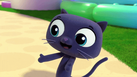 Excited Best Friend Big Hugs Animation GIF