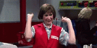 Excited Employee Of Walmart Funny GIF
