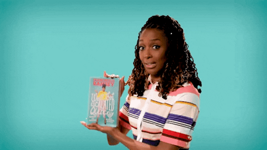 Excited Franchesca Ramsey Well That Escalated Quickly Book GIF