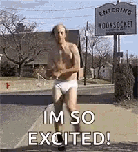 Excited Funny Guy GIF