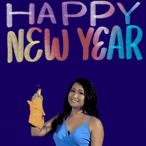 Excited Happy New Years GIF