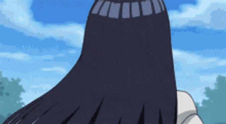 Excited Hinata Hyuga  GIF
