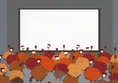 Excited Jumping Turkey Meme GIF
