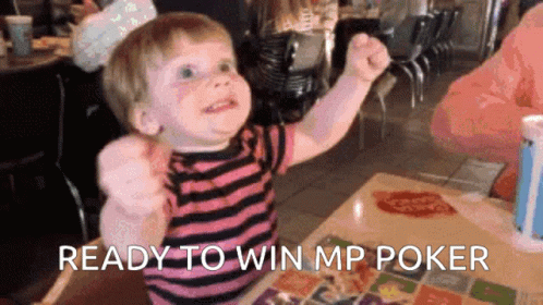 Excited Kid Ready To Win Mp Poker Meme GIF