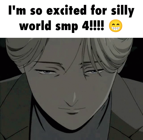 Excited Man Saying Silly World SMP 4