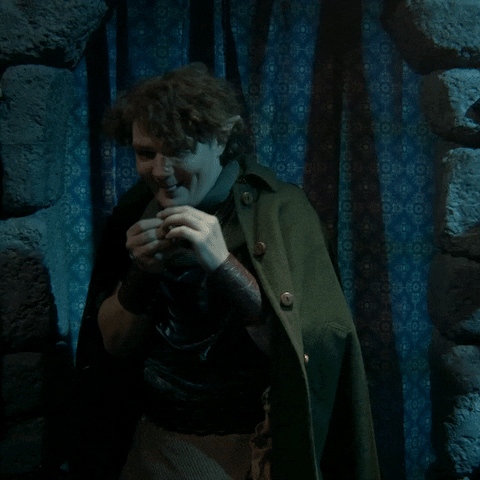 Excited Michael Jones Coin Flip GIF