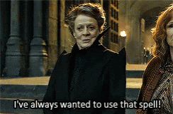 Excited Minerva Mcgonagall Thrilled Expression GIF