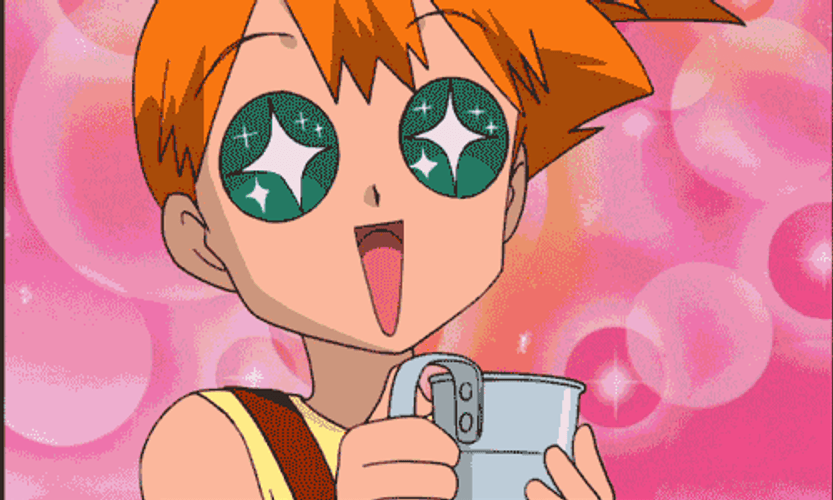 Excited Misty From The Anime Pokemon GIF