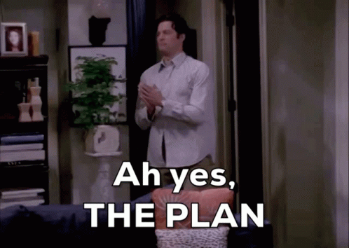 Excited Plan Harry Connick Jr Will And Grace GIF