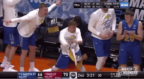 Excited Players At The Bench GIF