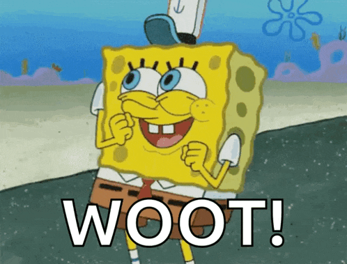 Excited Spongebob Gif GIF