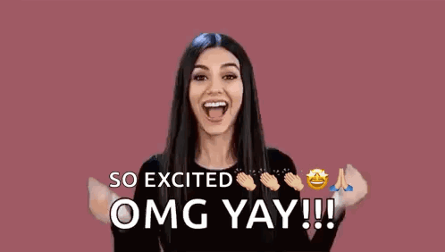 Excited Woman Fist Pumping