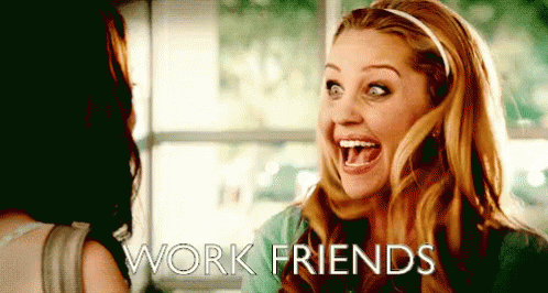 Excited Work Bestie GIF