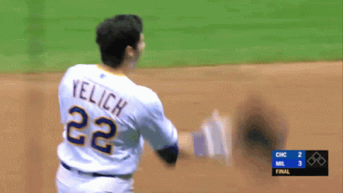 Excited Yelich Screams Go GIF