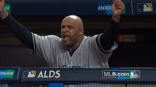 Excited Yes Cc Sabathia GIF