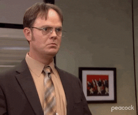 Excited Yes Dwight Schrute GIF